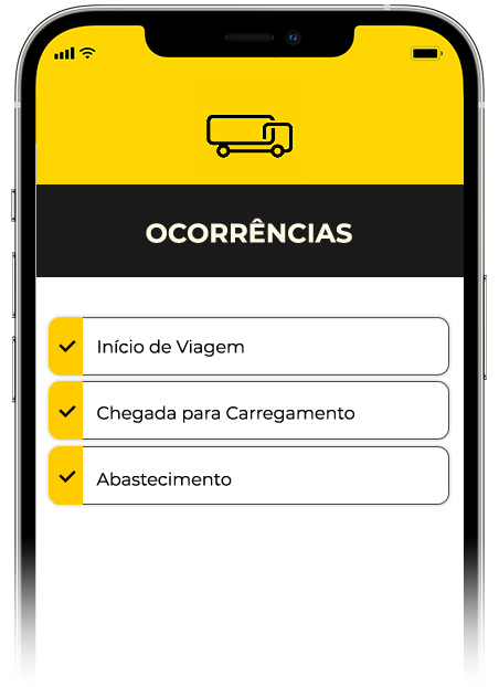 Ocorrencias - Caminhoneiros Autonomos - Frotanet